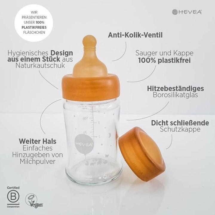 Produktbild Hevea Trinksauger Naturkautschuk medium-flow 3+ Mt.