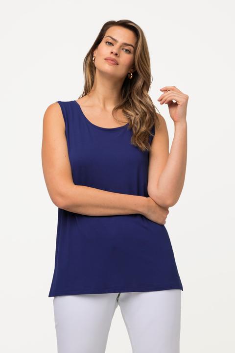 Produktbild Ulla Popken Top, Rundhals, Classic, Stretch, breite Träger, ärmellos (58)