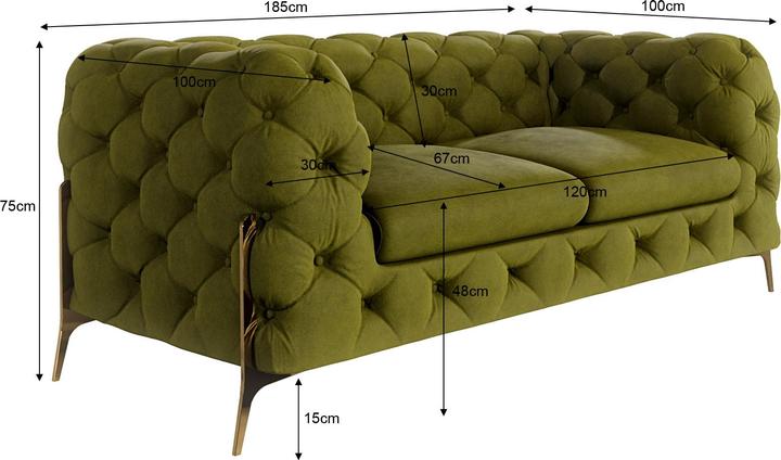 Produktbild Ropez Chelsea Bis (2-Sitzer)