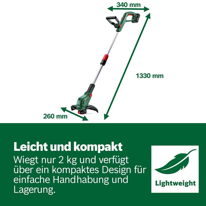Actual product image Bosch Home & Garden UniversalGrassCut 18V-26-500 Set (Trim line)