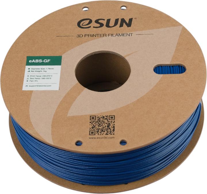 Produktbild eSUN EABS-GF 1,75mm BLUE 1kg (ABS, 1.75 mm, 1000 g, Blau)