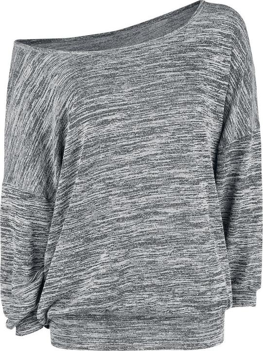 Actual product image RED by EMP Oversized Melange Wideneck Sweater (XL)