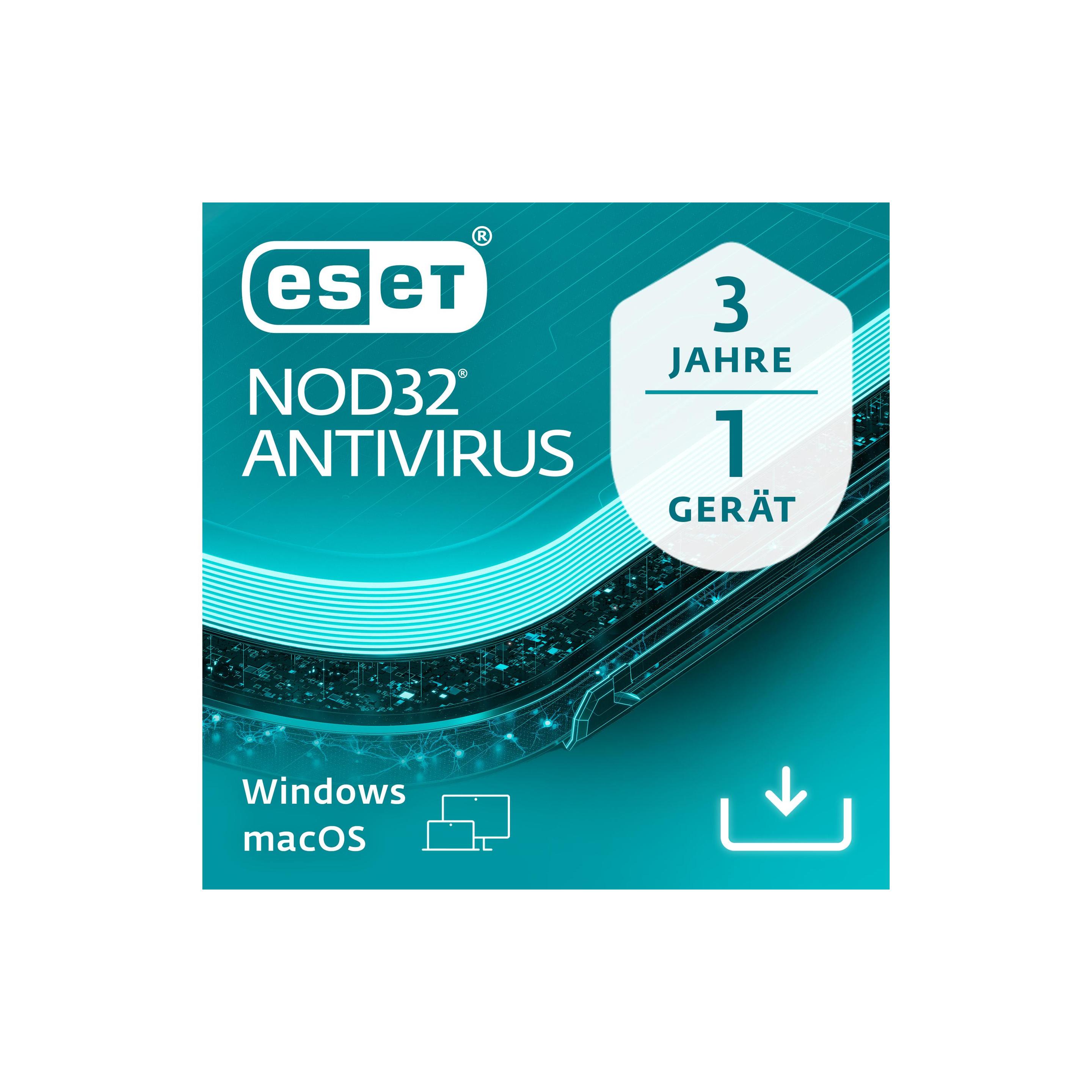 Thumbnail - ESET NOD32 Antivirus 1User 3Years New Antivirus Antispyware Clientschutz für Mac OS & Windows