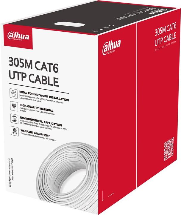 Dahua Przewód UTP kat.6 PFM920I-6UN-C (CAT6, 305 m)