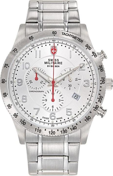 Immagine prodotto Swiss Military Orlogio Swiss Militaire Lugano (Orologio da polso analogico, 42 mm)