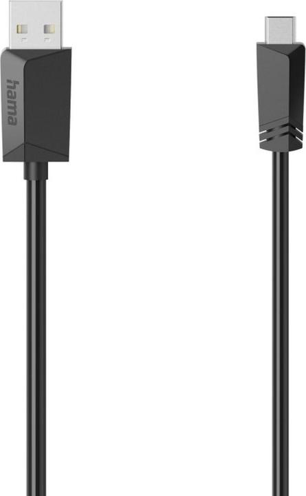 Image du produit Hama Câble mini-USB, connecteur mini-B5, USB 2.0, 480 Mbit/s, 1,50 m (1.50 m, USB 2.0)