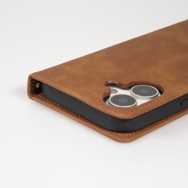 Image du produit PhoneLook Etui cuir Flip Wallet vintage avec fermeture aimantée et compartiment cartes (Apple iPhone 17)