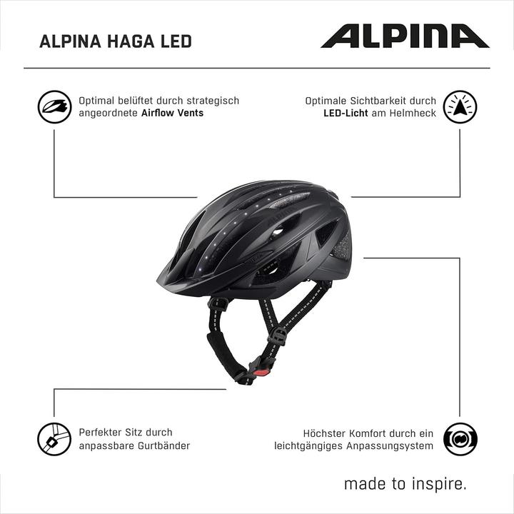 Image du produit ALPINA SPORTS Haga LED (51 - 56 cm)