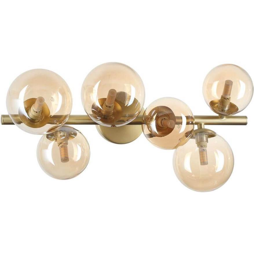 Ideal lux, Wandleuchte + Deckenleuchte, PERLAGE G9 Deckenleuchte 6x dimmbar Amber warmweiss 327822 (370 lm, G9)