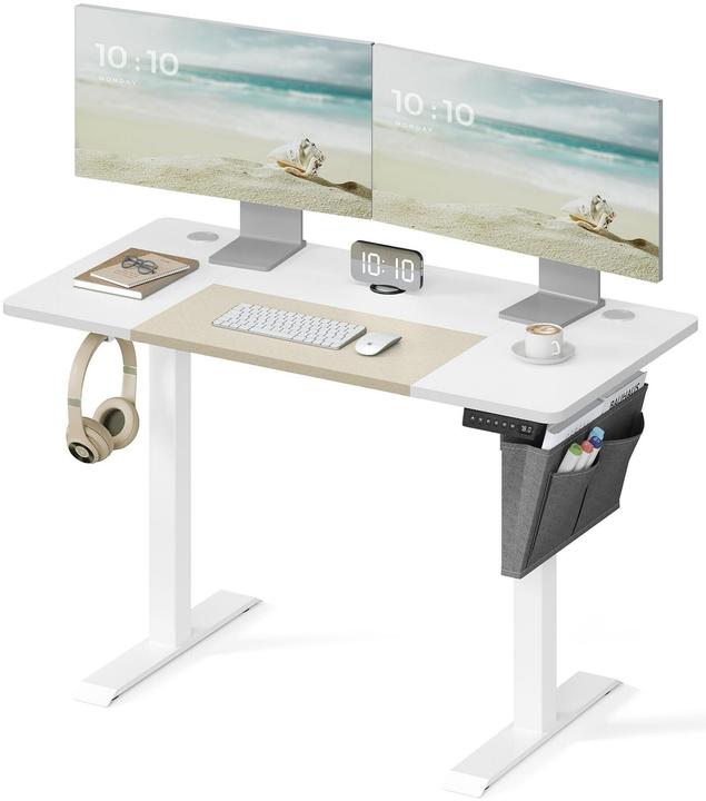 Image du produit Songmics Piètement de table avec plateau 120 x 60 cm, réglable en hauteur (120 x 60 x 120 cm)