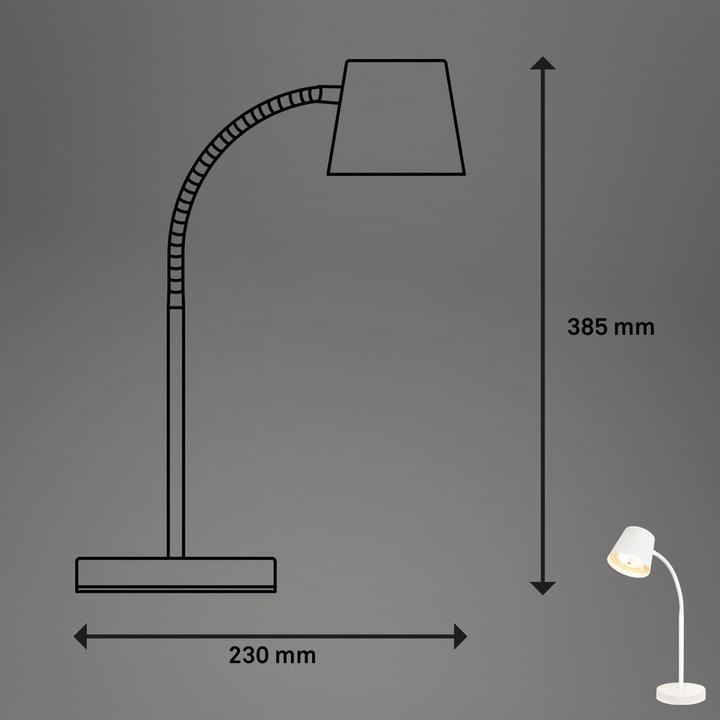 Produktbild Briloner LED table lamp, white, 1xLED/2,2W (500 lm)