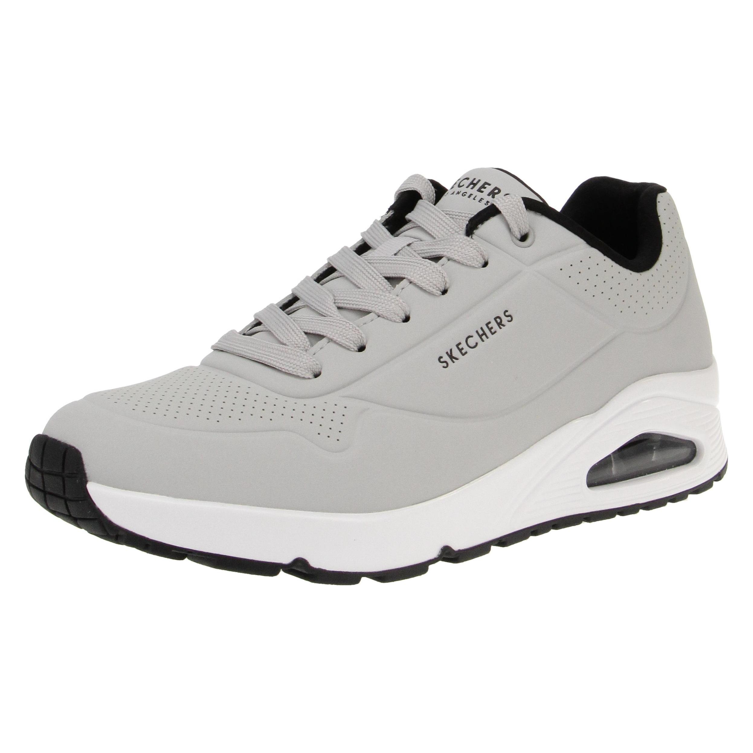 Skechers, Mannen, Sneakers, Uno - Sta Op Lucht, Grijs, (41)