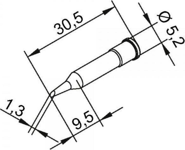 Immagine prodotto Punta saldatore Ersadur, no piombo 3,5mm (Punta di saldatura)