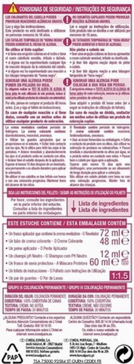 Actual product image L'Oréal Paris EXCELLENCE cream ink #6.1 rubio oscuro ceniza (#6,1 rubio oscuro ceniza)