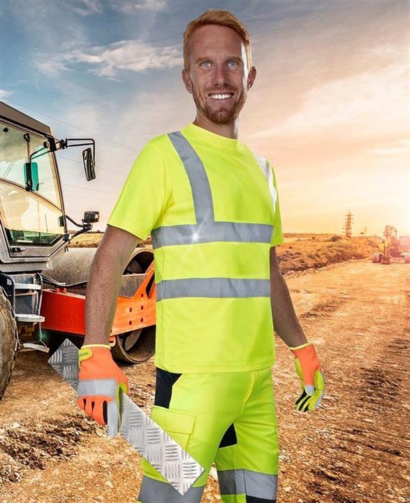 Productafbeelding Ardon T-SHIRT HI-VIZ REF101 GEEL L (L)