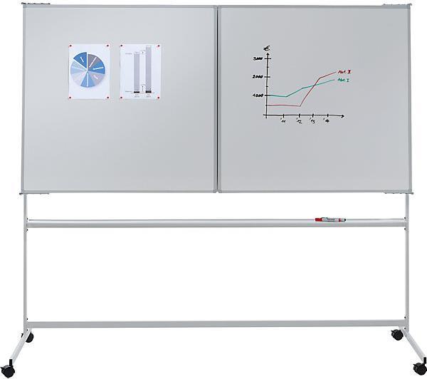 Produktbild eurokraft pro Mobile Klapptafel (Whiteboard)