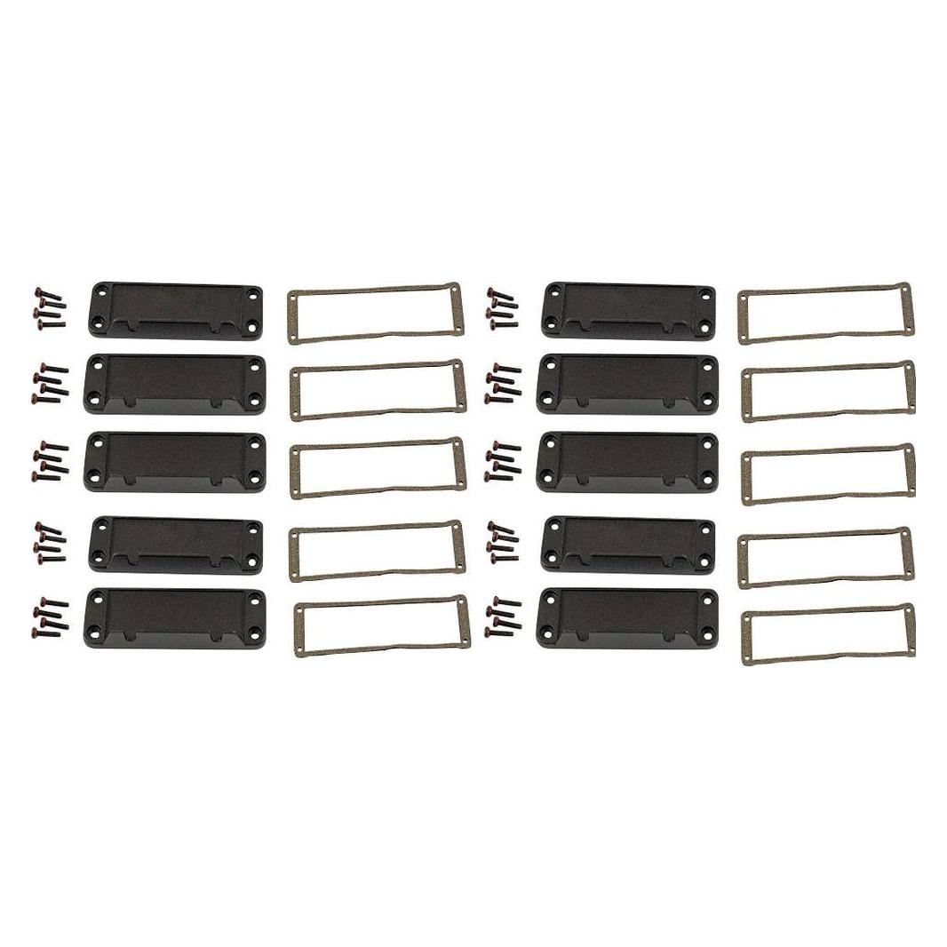 Hammond Endplatte Aluminium Schwarz (L x B x H) 16 x 87 x 31mm 10St., Elektronikzubehör + Gehäuse, S