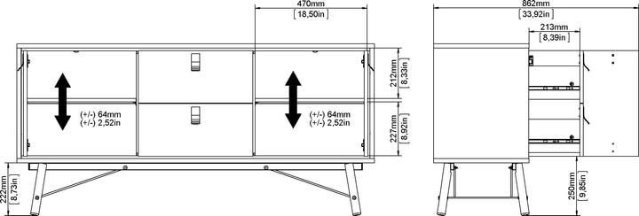 Produktbild Tvilum Ry (150.30 x 40.10 x 72.20 cm)