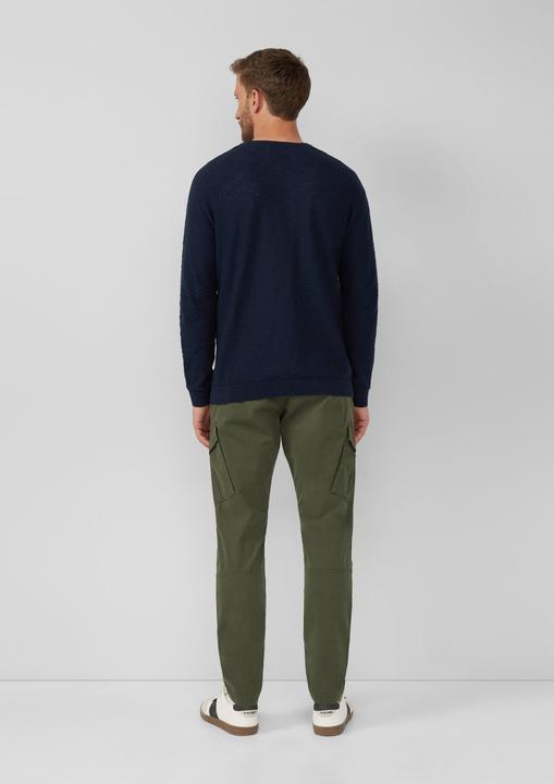 Produktbild s.Oliver Strickpullover Strukturierter Pullover aus Baumwolle (XXL)