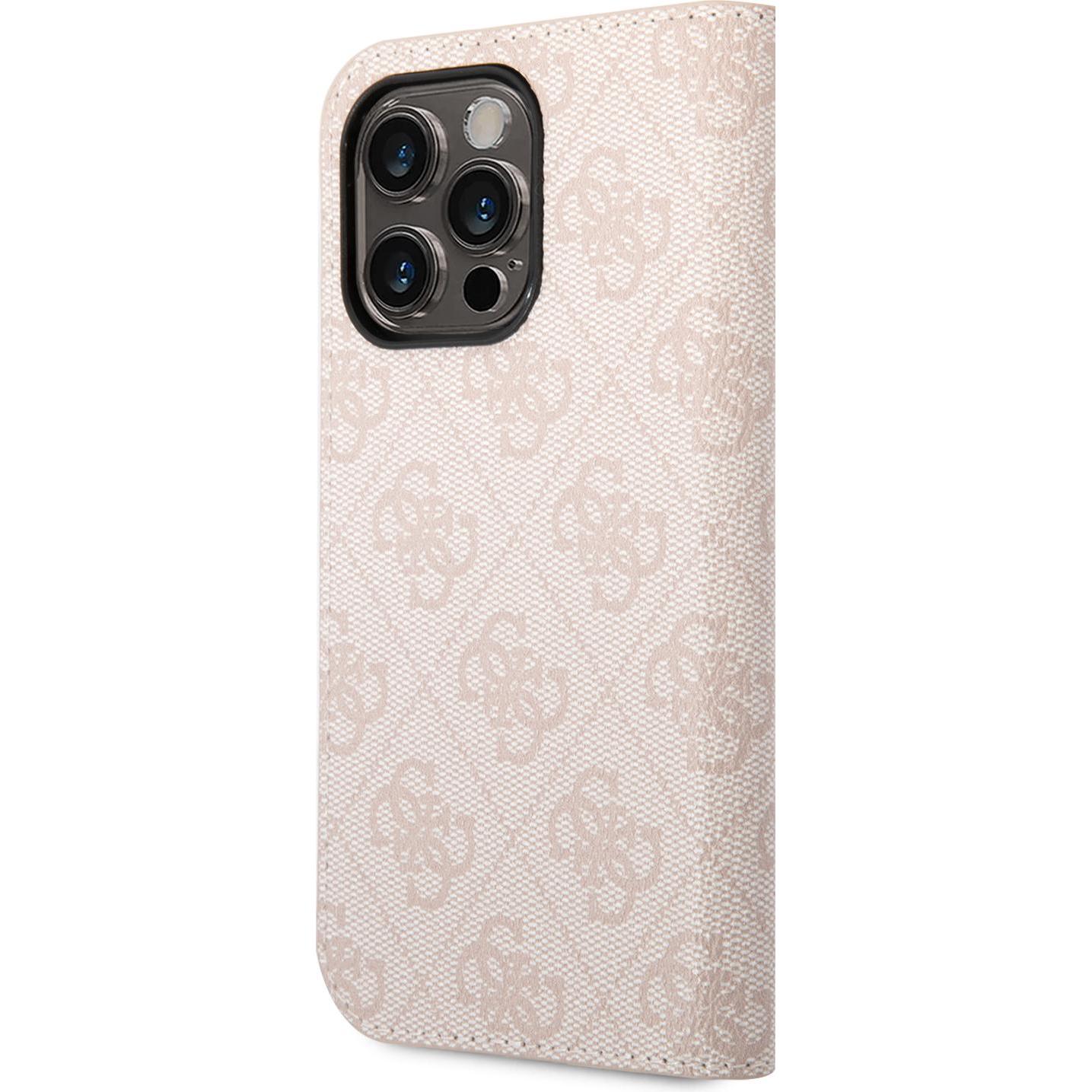 Thumbnail - Guess GUBKP14LHG4SHP iPhone 14 Pro 6,1" różowy/pink book 4G Vintage Gold Logo (Apple iPhone 14 Pro), Smartphone Hülle, R...
