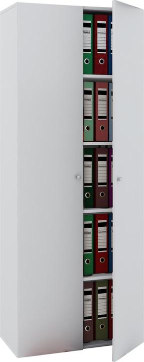 Image du produit VCM Meubles de bureau en bois Armoire de classement Vandol avec portes battantes (70 x 40 x 178 cm)