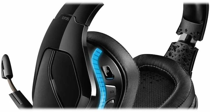 Image du produit Logitech G G935 Son surround sans fil 7.1 LIGHTSYNC pour les jeux - 2,4 GHz - EMEA (Sans fil)