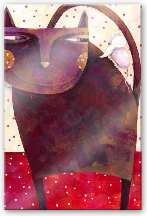 Actual product image Trenddeko Blanz - Cat and Mouse (75 x 120 cm)