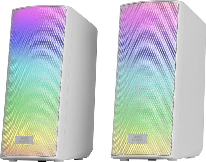 Image du produit Mars Gaming Enceintes Bluetooth Ms-Rgb2 (Blanc)