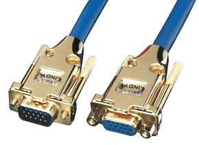 Actual product image Lindy Cable D-Sub (VGA) - D-Sub (VGA) 3m niebieski (3 m)