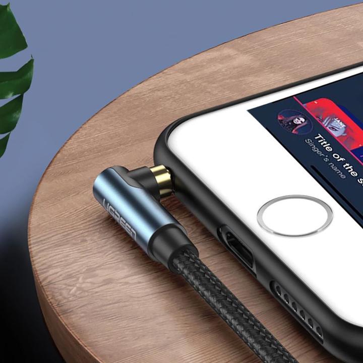 Produktbild Ugreen audio cable 2 x mini jack 3.5mm 0.5m blue (AV112) (0.50 m, 3.5mm Klinke (AUX))