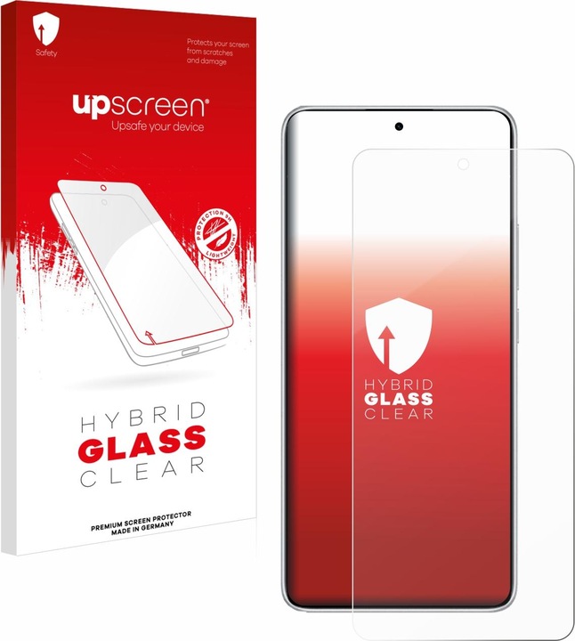 Produktbild upscreen Schutzglas Schutzfolie Glas Folie Displayschutz klar (1 Stück, Xiaomi Redmi Note 14)