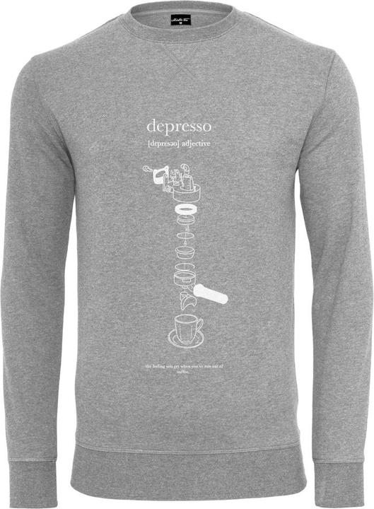 Produktbild Mister Tee Depresso Sweatshirt mit Rundhalsausschnitt (M)