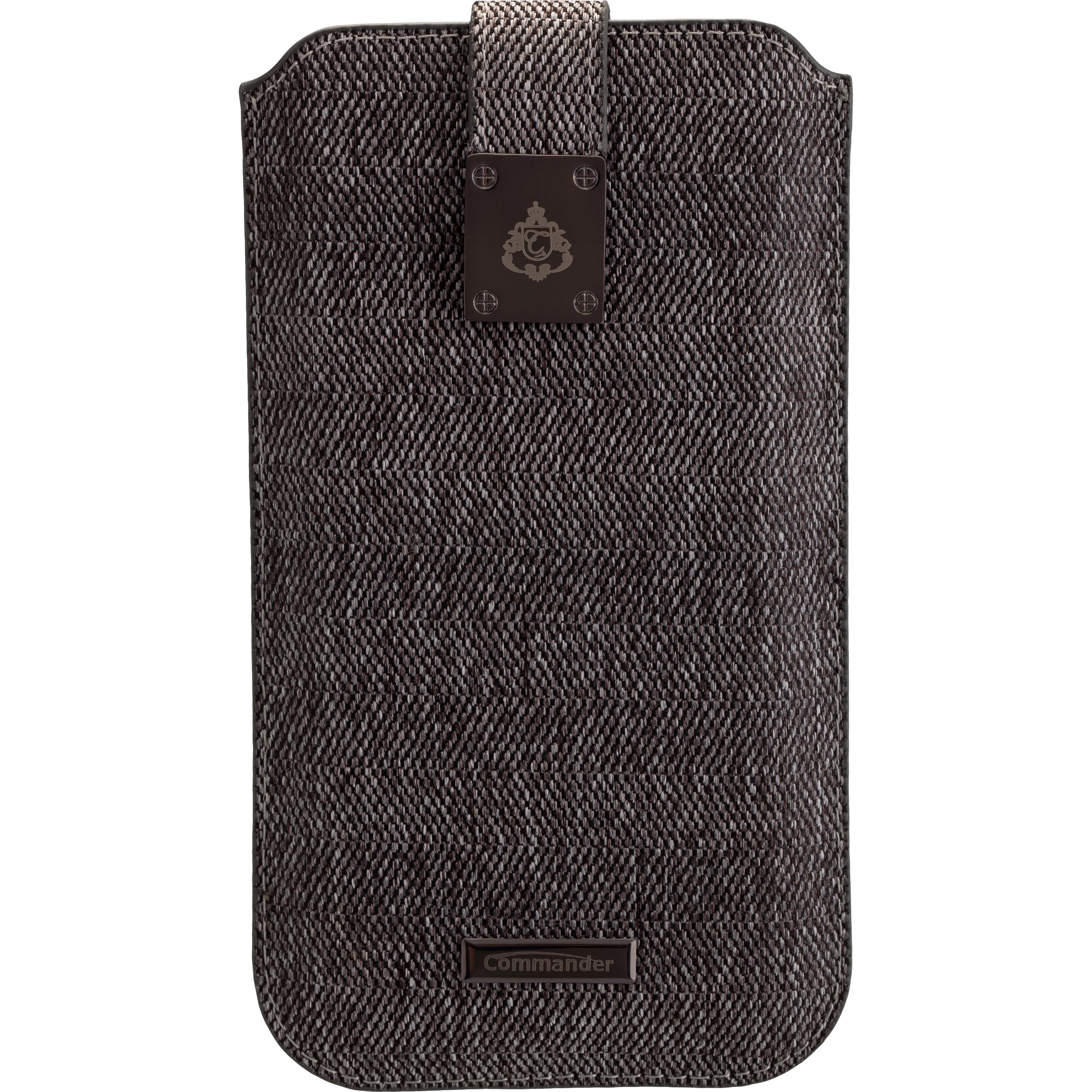 Peter Jäckel COMMANDER MILANO XXL5.2 Casual Gray, z.B. für Samsung G900 Galaxy S5/ Sony Xperia Z/ HTC One (M8) In (Samsu...