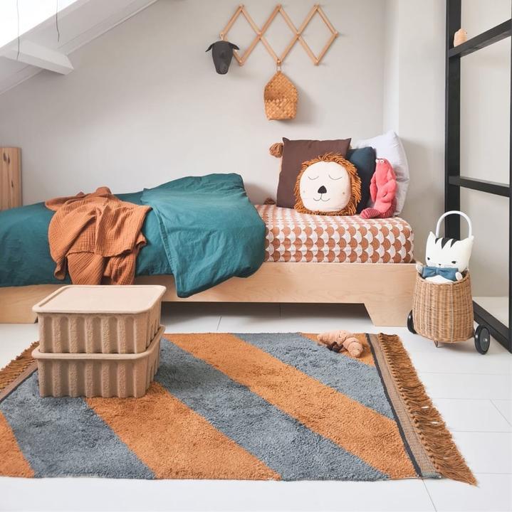 Produktbild Tapis Petit Teppich Tim Petrol (90 x 130.90 cm)