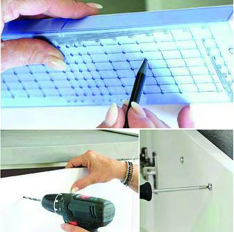 Produktbild Siro Bohrlehre für Möbelgriffe und Knöpfe