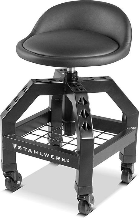 Stahlwerk Höhenverstellbarer Werkstatthocker VWH-300 ST bis 136 kg belastbar (1 x)