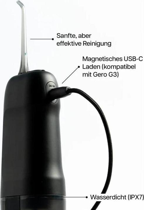 Image du produit Zahnheld Irrigateur buccal Aquadent Noir