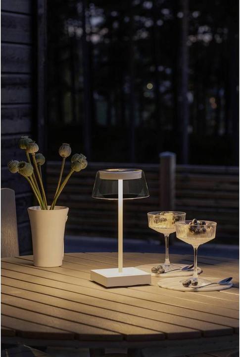 Actual product image Konstsmide Table lamp Scilla USB, White (110 lm)