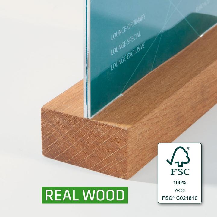 Image du produit Sigel Display da Tavolo A4 Base Quercia Alta Acrilico (A4)