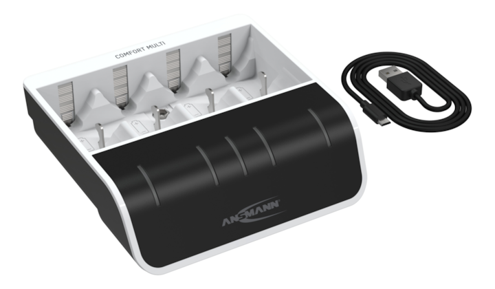 Actual product image Ansmann Comfort Multi Charger (1 pcs., C, D, AAA, AA, 800 mAh, Chargers without battery)