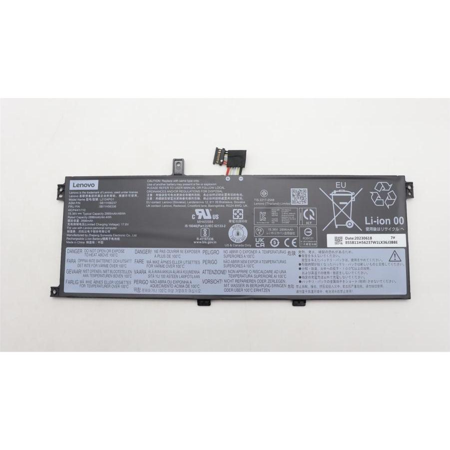 Lenovo Battery (4 Zellen, 4000 mAh), Notebook Akku, Schwarz