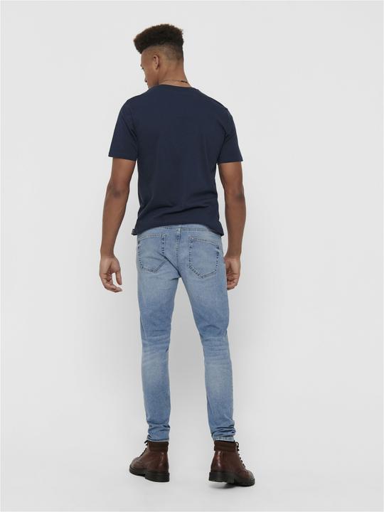 Actual product image Only & Sons ONSWarp Blue Skinny Fit Jeans (W31/L34)