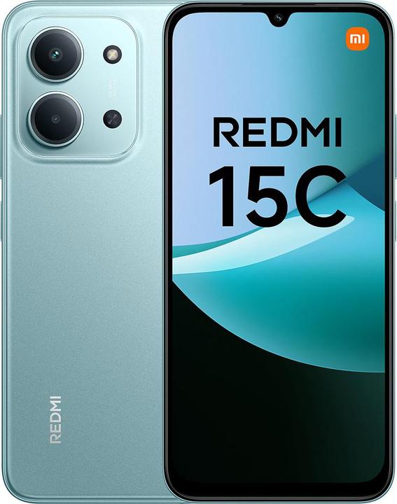 Produktbild Xiaomi Redmi 15C 5G 4+256GB Mint Green (256 GB, Mint Green, 6.90", 5G)