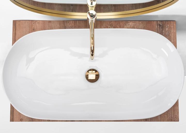 Actual product image Rea Counter-top washbasin Cleo 81 (400 mm, 800 mm)