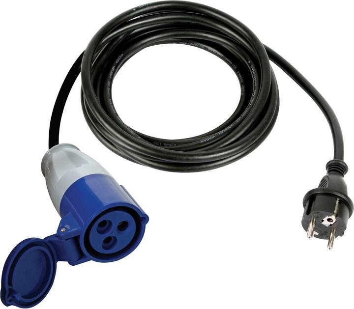 Produktbild Velleman KABEL - SCHUKO-STECKER AUF CEE-KUPPLUNG - 3 m (3 m)