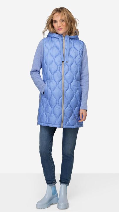Produktbild Laurasøn Steppweste, wasserabweisend, Longform, Kapuze, 2-Wege-Zipper, Saum-Zipper (M)