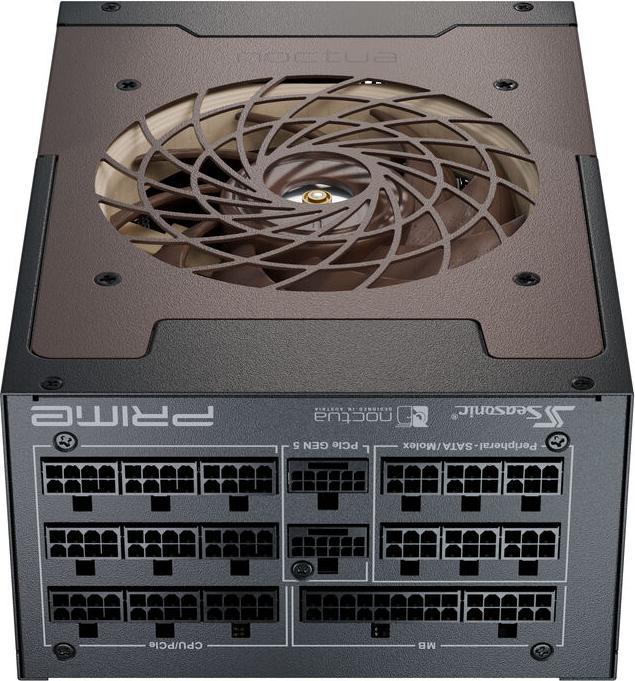 Produktbild Noctua PRIME TX-1600 Edition (schwarz, 2x 12VHPWR, 6x PCIe, Kabel-Management, 1600 Watt) (1600 W)
