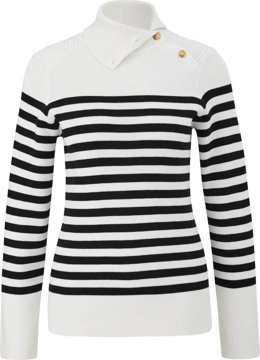 Produktbild s.Oliver Strickpullover Strickpullover mit Ringelmuster (32)