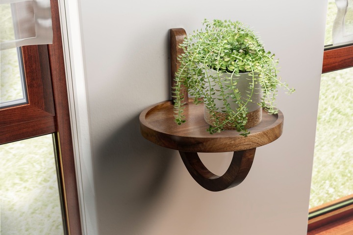 Image du produit FineBuy Étagère murale (Ø 30 x 33 cm)