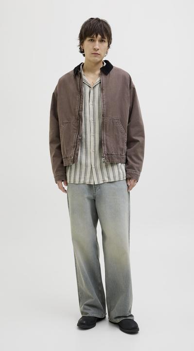 Produktbild Jack & Jones Jjeenzo Stripe Resort Shirt Ss Sn (XS)